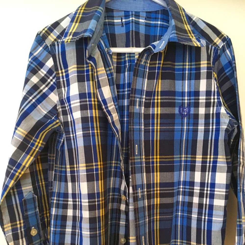 Designer Button Down Boys Shirt